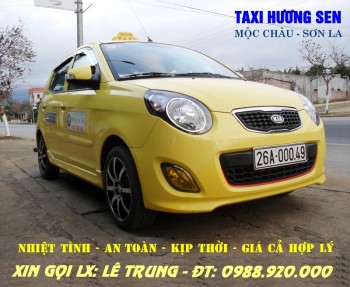 Taxi Lê Trung - taxi Hương Sen Mộc Châu